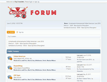 Tablet Screenshot of forum.cluj-crusaders.ro